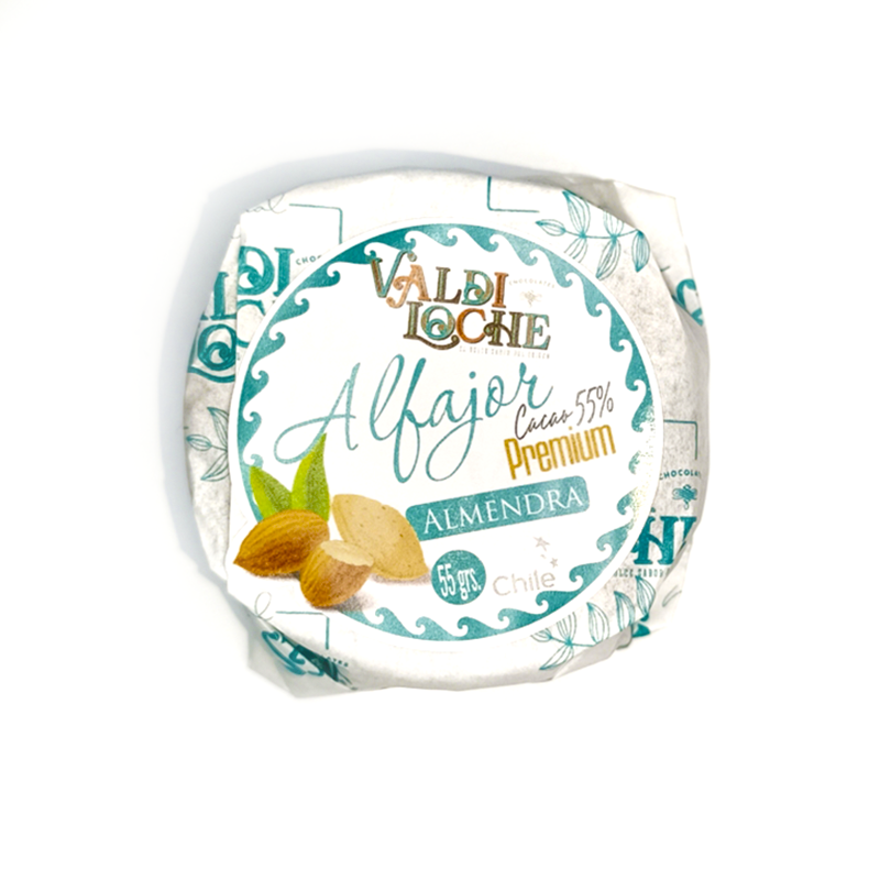 Alfajor Manjar-Almendras