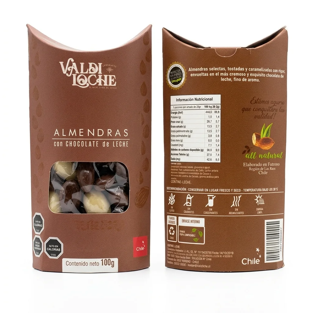 Almendras Chocolate Leche 40% cacao