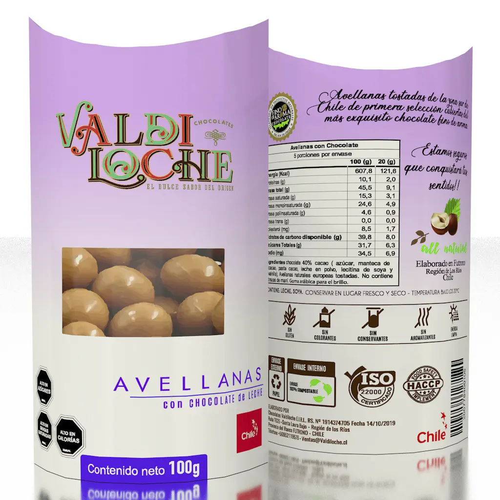 Avellanas 40% cacao