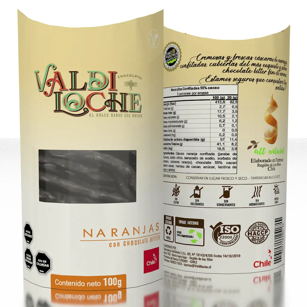 Naranjas 55% cacao