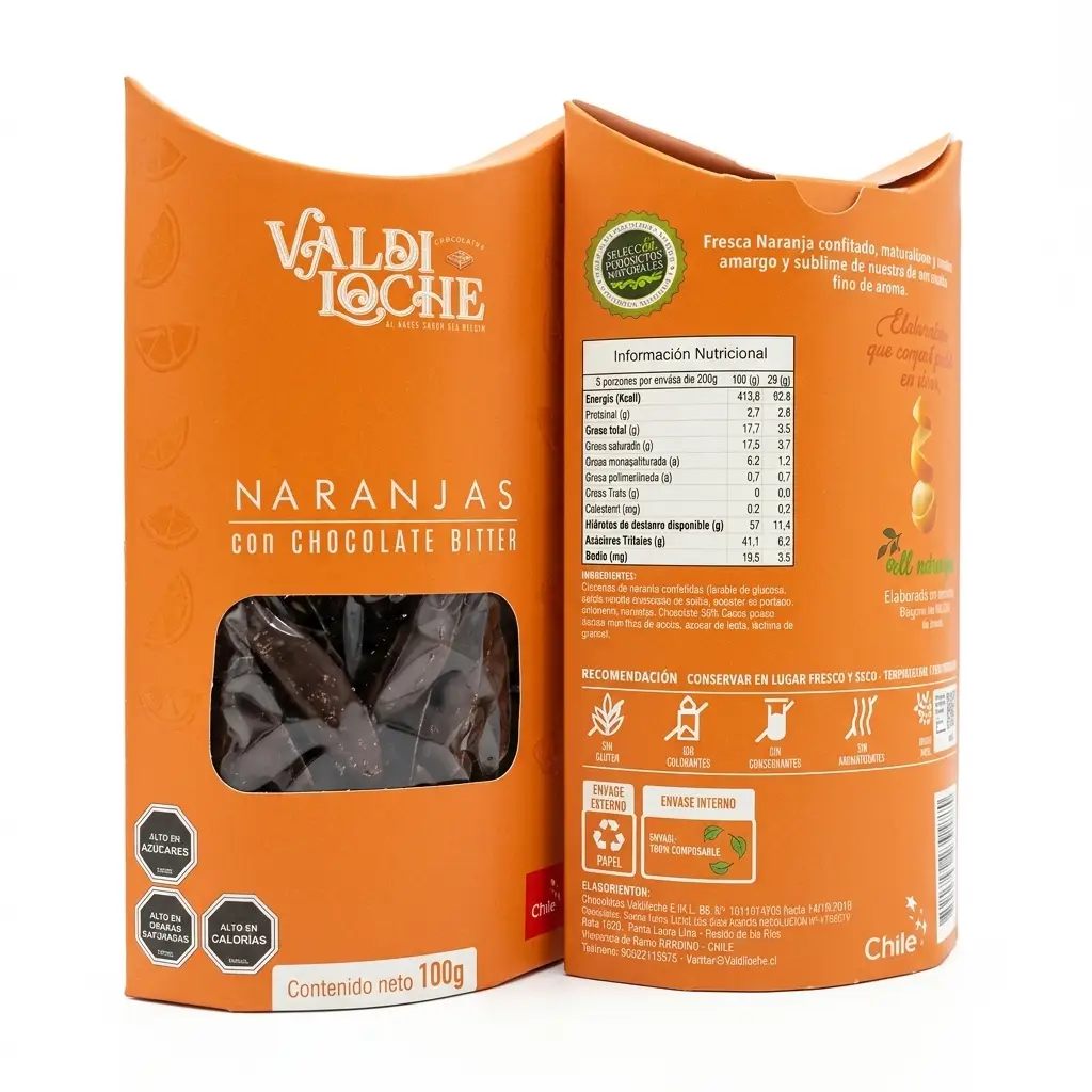 Naranjas Chocolate Bitter 55% cacao