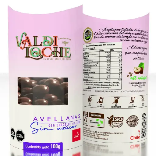 [HRK-00107] Avellanas Grageadas sin Azúcar