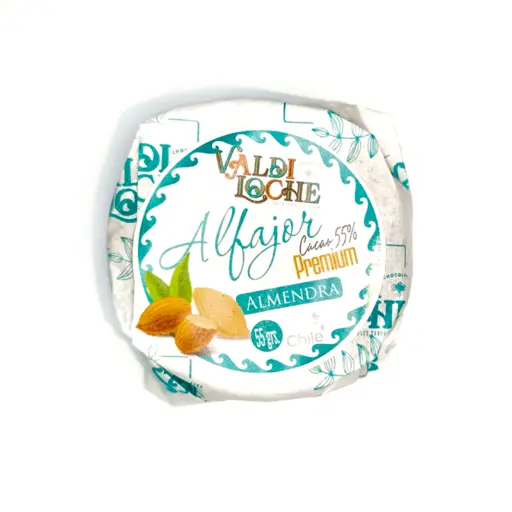 Alfajor Manjar-Almendras