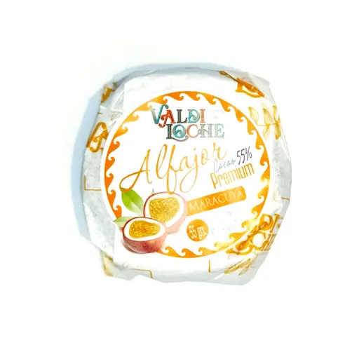 Alfajor Manjar-Maracuyá