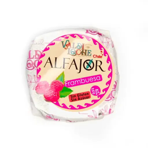 Alfajor Manjar-Frambuesa sin TAC